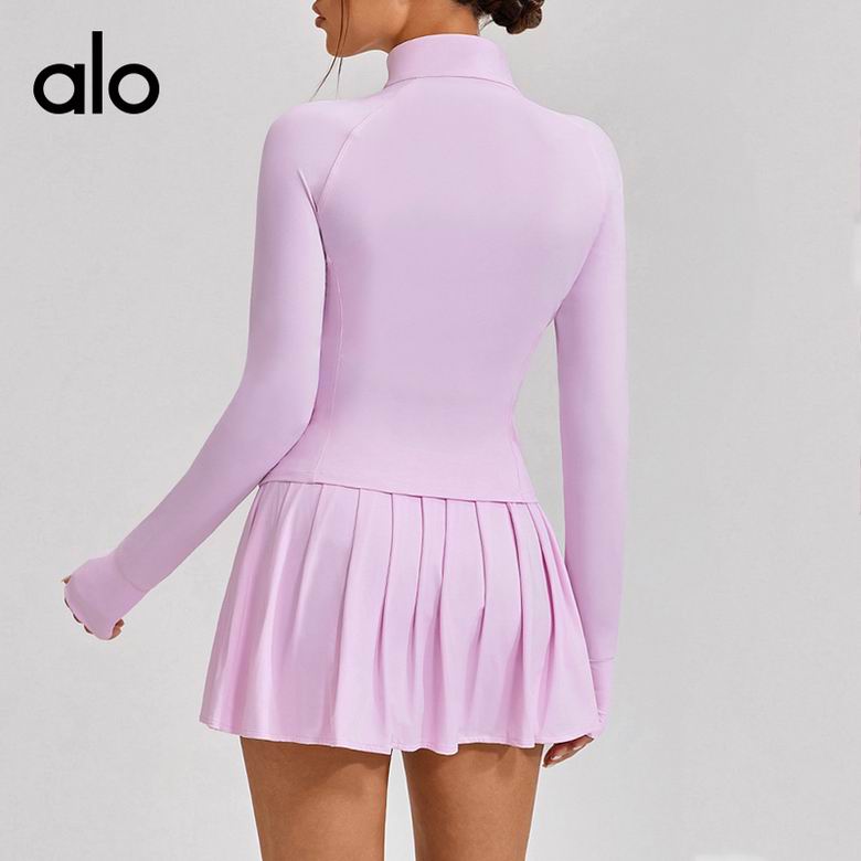 Alo Yoga Sculpt Zip Performance Jacket – Pink
