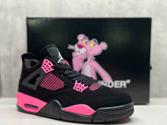 Air Jordan 4 Retro GS “Hyper Pink” (Black/Hyper Pink) “pink panthers”
