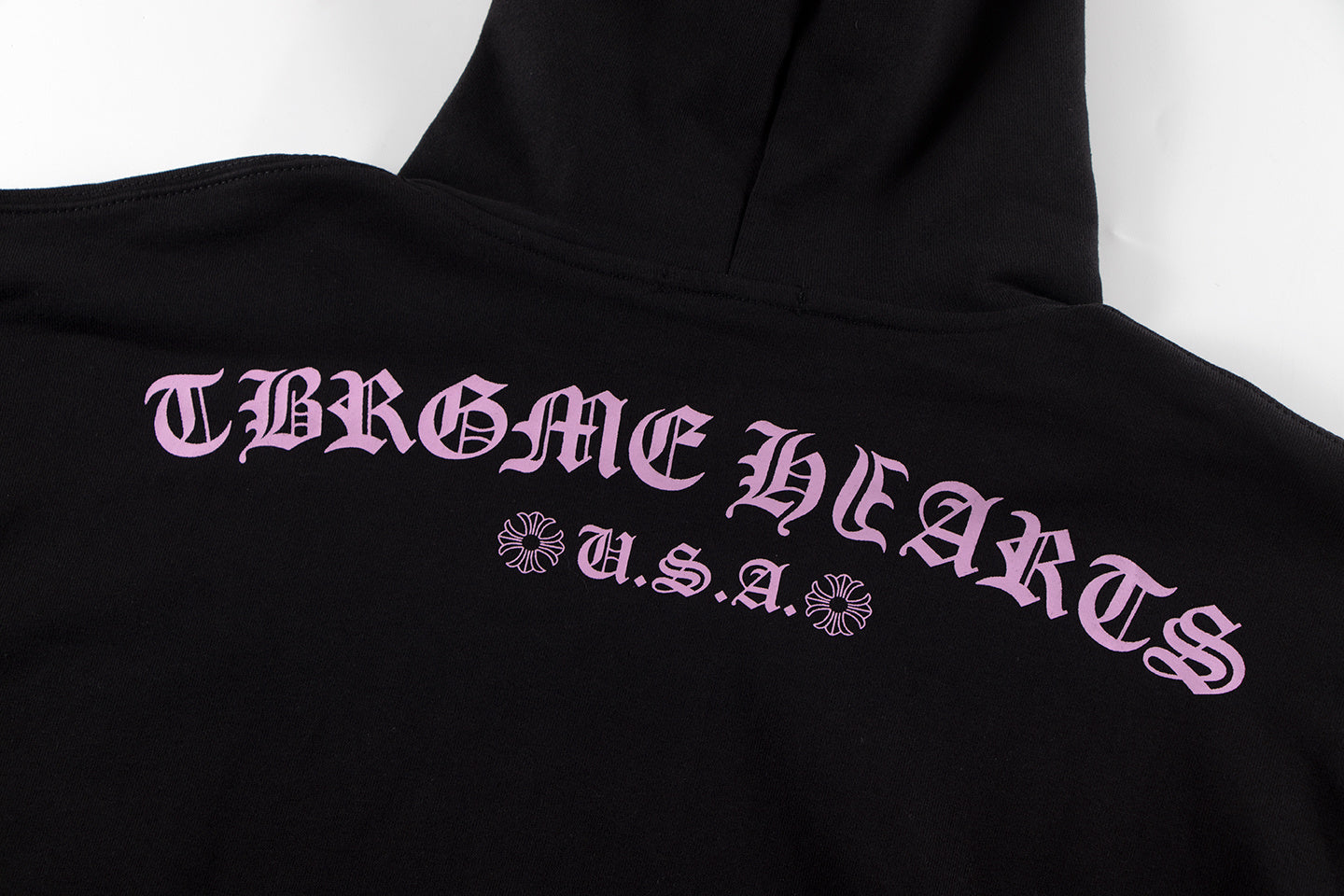Chrome Hearts x Comme des Garçons Hoodie – Black/Pink (Rare Collab)