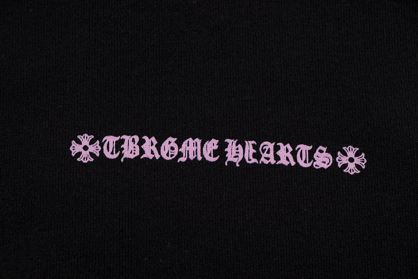 Chrome Hearts x Comme des Garçons Hoodie – Black/Pink (Rare Collab)