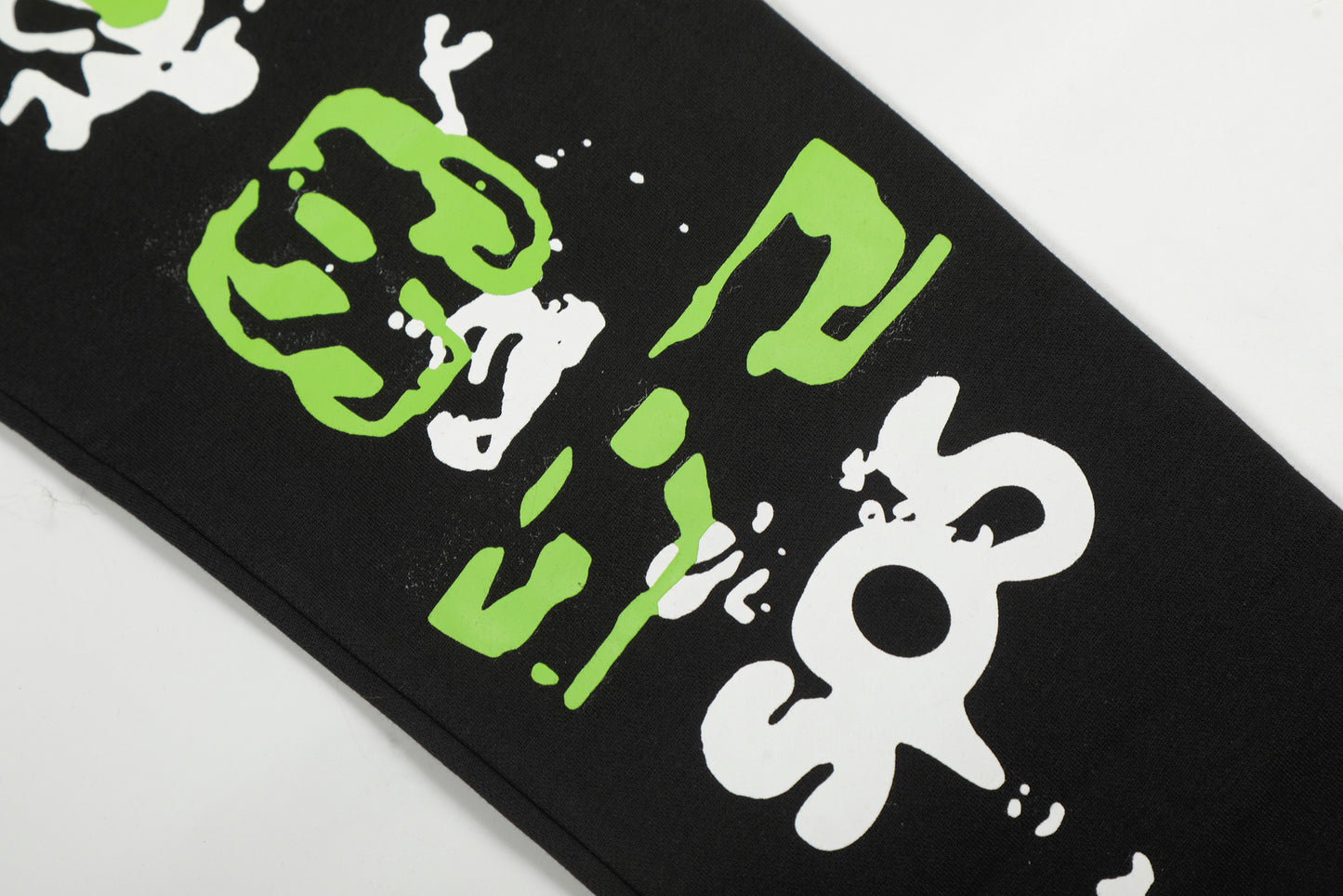 Sp5der Spe5der Web Graphic Hoodie Black Green pants