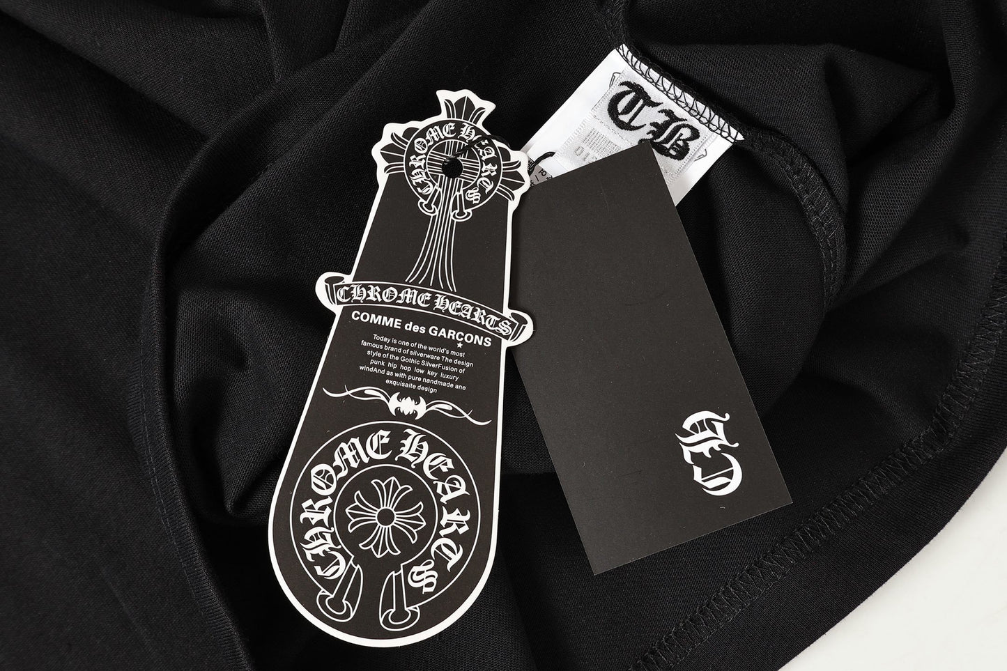 Chrome Hearts x Comme des Garçons Cross Logo T-Shirt (Black)