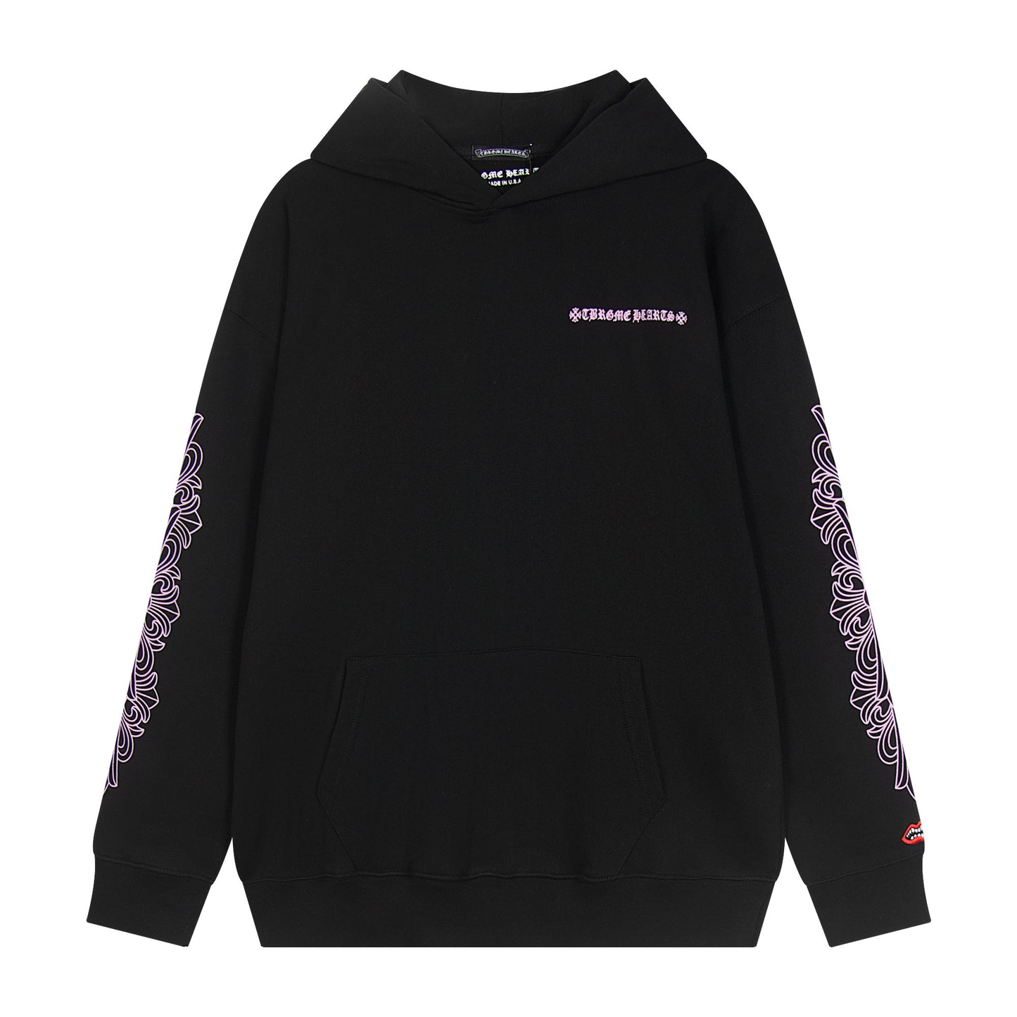Chrome Hearts x Comme des Garçons Hoodie – Black/Pink (Rare Collab)
