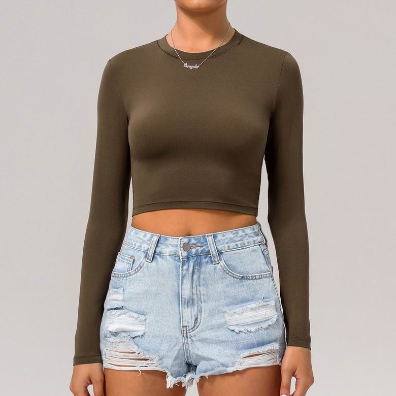 Lululemon Cropped Long Sleeve Training Top