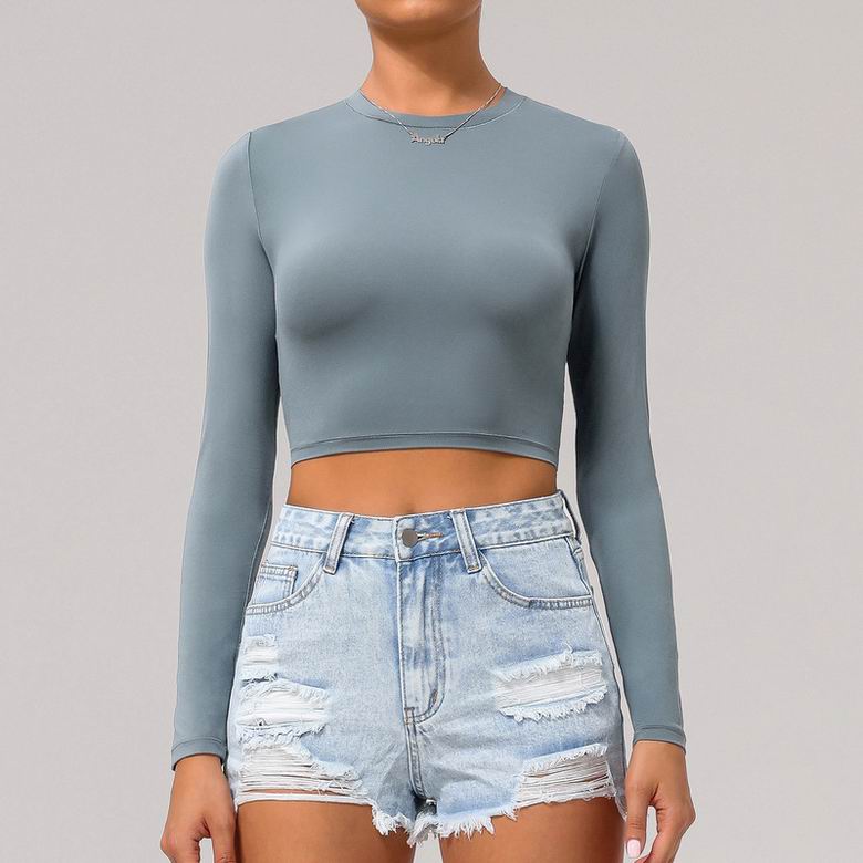 Lululemon Cropped Long Sleeve Training Top