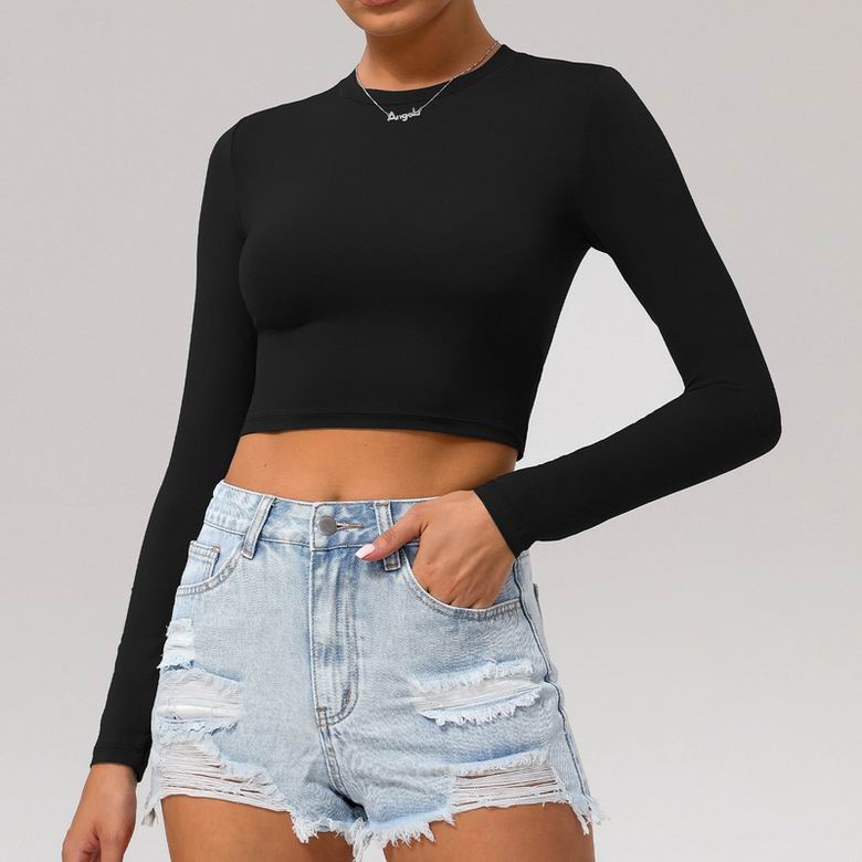 Lululemon Cropped Long Sleeve Training Top