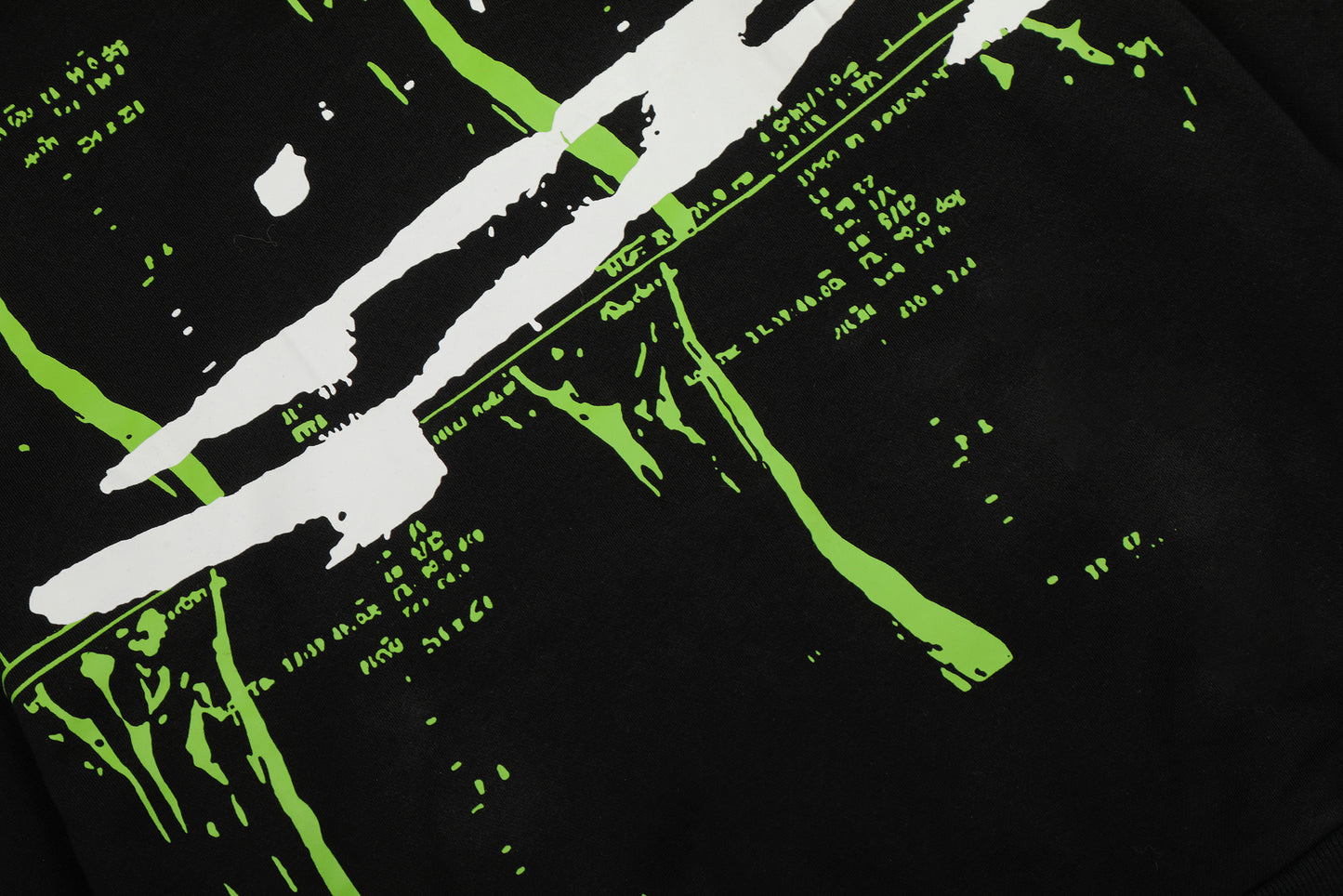 Sp5der Spe5der Web Graphic Hoodie Black Green Streetwear