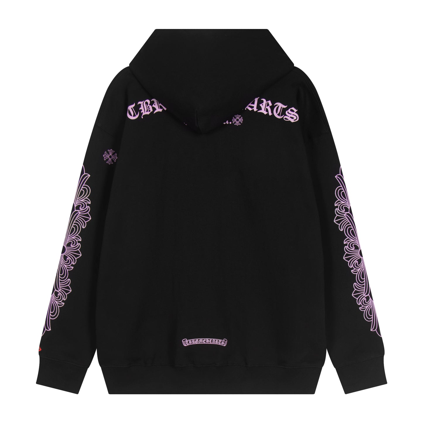 Chrome Hearts x Comme des Garçons Hoodie – Black/Pink (Rare Collab)